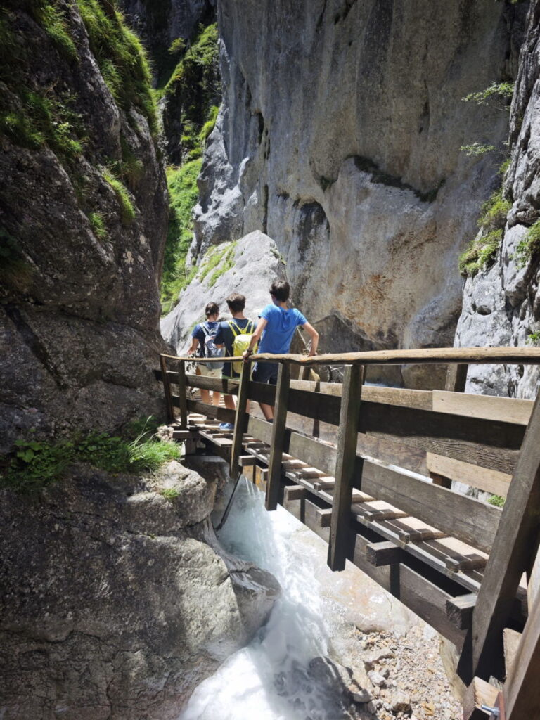 Klamm Österreich am Fuße des Dachstein: Die Silberkarklamm